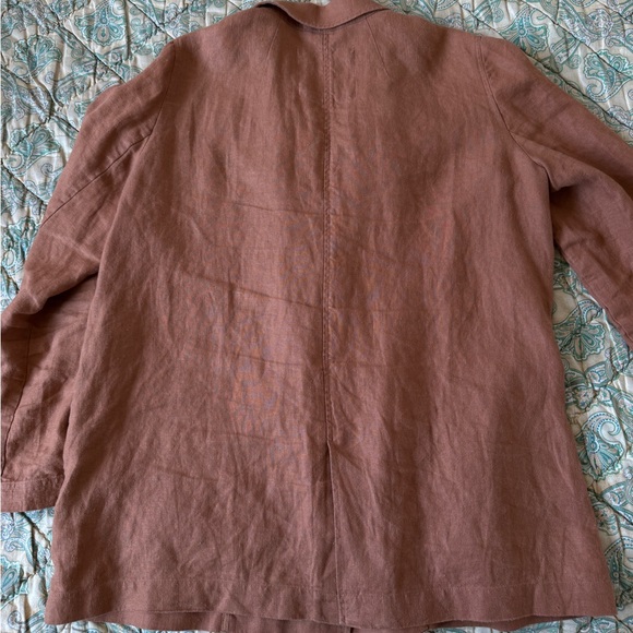 Madewell linen Blazer with Relaxed Fit and Notched Lapel - Picture 4 of 12